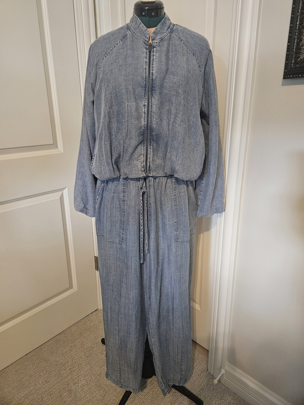 Splendid Jean Light Blue Denim Utility 2 Piece Set